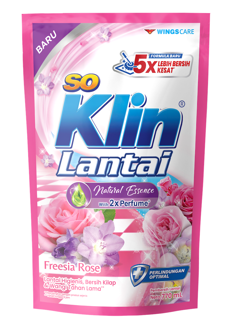 SoKlin Pembersih Lantai Freesia Rose