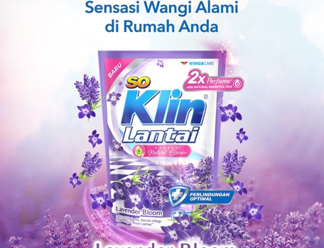 SoKlin Pembersih Lantai Lavender Bloom