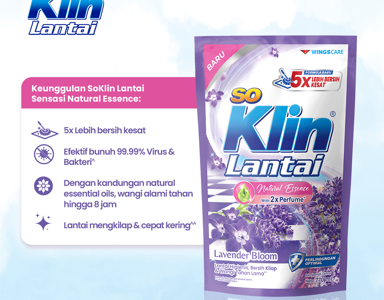 SoKlin Pembersih Lantai Lavender Bloom